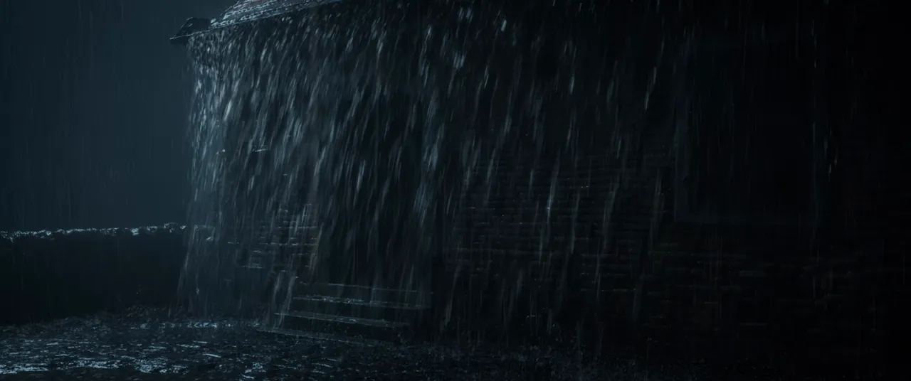 Street Rain Simulation